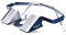 YY Vertical - Lunettes d'assurage pour l'escalade - Classic Blue Monture Aluminium Flexible - Prismes de Haute qualité