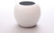 Elegant Einrichten Pflanzkübel Fiberglas Ball D40xH32cm Hochglanz weiß