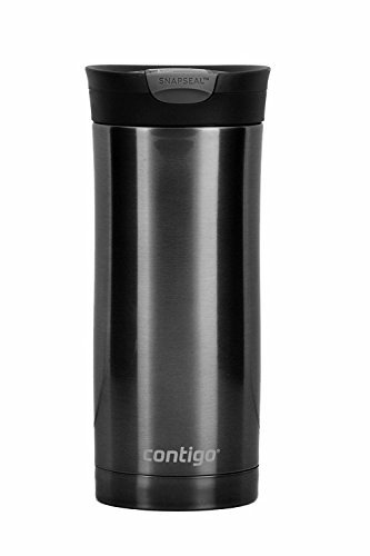 Contigo Huron Snapseal - Termo de acero inoxidable para llevar a prueba de fugas, tapa apta para lavavajillas, sin BPA, 470 ml