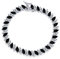 Bling Jewelry Traditionelle Braut Vintage-Stil Cubic Zirconia Marquise Form Aaa Cz 25 Ctw Abwechselnd Simuliert Schwarz Weiß Klar Tennis-Armband Für Frauen Hochzeit Versilbert 7