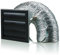 Cooker Hood Wall Ventilation Duct Gravity Flap Shutter Vent Kit Bathroom Fan or Kitchen Hob Extractor (4 inch Black)
