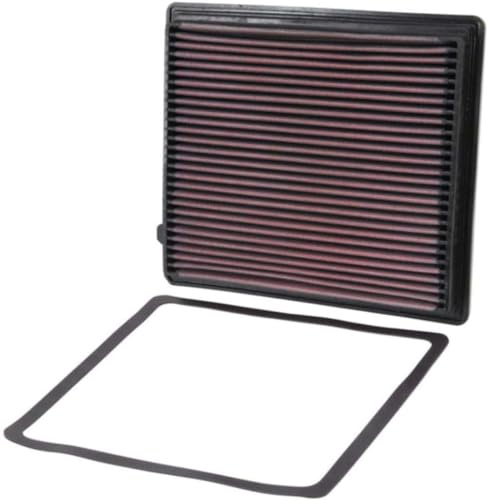 K&N Motorluftfilter: Wiederverwendbar, alle 75.000 Meilen reinigen, waschbar, Premium, Ersatz-Autoluftfilter: Kompatibel 2000–2008 CHRYSLER/DODGE (Voyager, Town & Country Van, Grand, Caravan), 33–2206