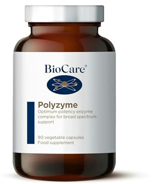 BioCare Polyzyme, 90 Capsules | Enzyme Complex for Broad Spectrum Support with Bromelain, Lipase, Protease and Amylase, Vegan Friendly