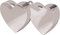 Amscan 11711-18 - Ballongewicht Herzen, 170 g, circa 12 x 6 x 2,5 cm, Folienballon, Heliumballon