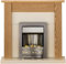 Adam 6851 Electric Fireplace Suite, Brushed Steel, 2000 W