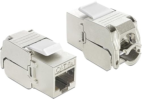 DELOCK Keystone RJ45 Buchse > LSA werkzeugfrei Cat.6A