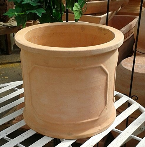 Neu !! Schöner Blumentopf 30 cm Durchmessser, echt Terracotta Terrakotta Garten Deko Blumenkübel Pflanztopf