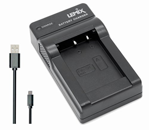 Lemix (BX1) Chargeur USB Ultra Mince Compatible avec Les Batteries Sony NP-BX1 et Les appareils Photo (listés ci-Dessous) Sony Cyber-Shot séries DSC & HDR