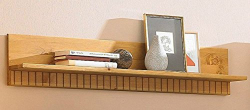 clever-moebel Wandregal Kiefernholz gelaugt/geölt, Regal, Board
