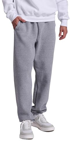 Russell Athletic Men's Dri-Power Closed-Bottom Sweatpants with Pockets,Oxford,Small