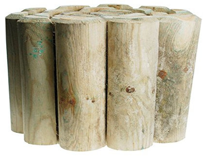 Kingfisher 15cm (6in) Log Roll Garden Edging