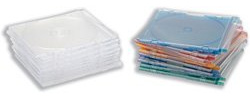 Compucessory CD Slimline Hüllen für 1 Disc W125xD5xH124mm klar Ref 442463 [Stück 50]