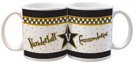 The Memory Company NCAA Vanderbilt Commodores Gameday-Tasse, 325 ml, Weiß, 2 Stück