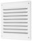 calimaero® WGQW 150x150mm Rejilla de Ventilación para Paredes Rejilla Fija Blanca con Malla Mosquitera iIncorporada - Resistente a la Intemperie Rejilla de Ventilación de Pared para Cocina y Baño
