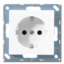JUNG A 1520 WW. SCHUKO Steckdose 16 A 250 V Alpinweiß glänzend