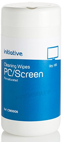 [Pack of 3] Tub of 100 Quick Drying PC & Laptop Screen Cleaning Wipes