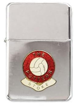 Knight Stoke City football club stormproof petrol lighter