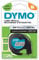 DYMO Original LetraTag Metallic Etikettenband | schwarz auf Metallic-Silber | 12 mm x 4 m | selbstklebendes Etiketten | für LetraTag-Beschriftungsgerät
