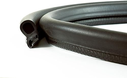 EUTRAS [3 m] Türdichtung KSD2053 Dichtungsprofil 2,0-3,5 mm – hält ohne Kleber – Gummidichtung für Autotür, Kofferraum und Heckklappe – deutsche Industriequalität Made in EU