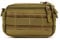 Huntvp Kleine Molle Tasche Taktisch Utility Pouch EDC Zusatztasche Militär Pouch Mini Werkzeugtasche für Rucksack Multifunktional Schultertasche Crossbody Umhängetasche - Braun