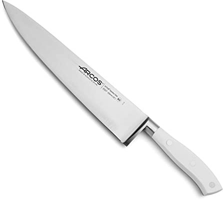 Arcos Serie Riviera Blanc - Kochmesser - Klinge aus Nitrum geschmiedetem Edelstahl 250 mm - HandGriff Polyoxymethylen (POM) Farbe Weiße