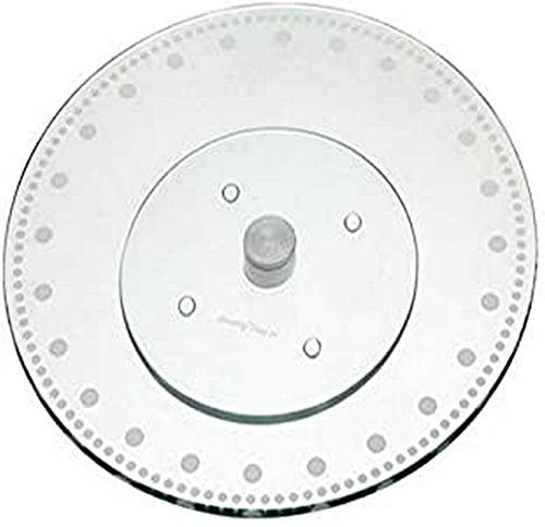 KitchenCraft Sweetly Does It Soporte giratorio para tartas, Caja de regalo, Cristal, 30 cm