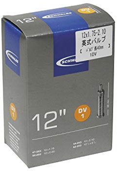 Schwalbe Fahrradschlauch DV1 47/62-203 EK 32 mm Schwarz