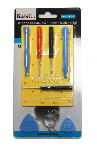 Sintech Werkzeugset kompatibel für iPhone 3G, 3GS, 4, 4S, 5, 6, iPad und iPod,10-teilig