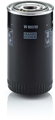 MANN-FILTER W 950/39 Oil Filter - for Trucks + Buses | For Trucks & Buses, Highest Filtration Performance, Engine Protection, High Quality Sealing, True OE Engineering