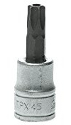 Teng M381245 TPX45 Torx 7.5mm 3/8-inch Pinned Socket Bit Drive