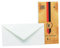 Rössler Papier 20330401 - Dürener Tradition - Briefumschlagpack DIN lang, mit Seidenfutter, weiß