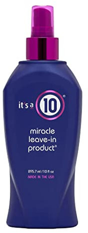It’s a 10 Miracle Leave-In Conditioner (295,7ml) – Nährt & entwirrt, schützt vor Hitze & UV-Strahlen – Anti-Frizz, Glanz-Booster & Haaraufbau für alle Haartypen