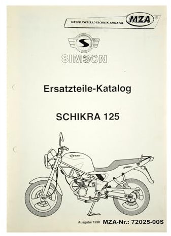 Ersatzteilkatalog Simson-Motorrad Schikra 125