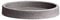 hydroflora 63003190 Nicoli – Sottovaso per Vaso Atlas, Rotondo Diametro 48,5, Altezza 5,3 cm, Grigio Cenere Opaco