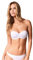 REGGISENO FASCIA IMBOTTITA CON IMBOTTITURE ESTRAIBILI INFIORE ART 2005 COLORE E MISURA A SCELTA (2, BIANCO)