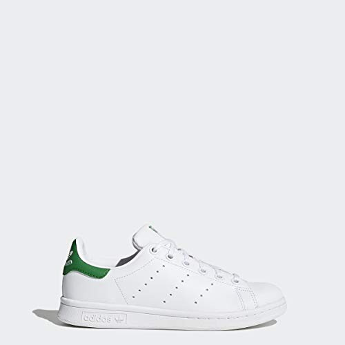Adidas Stan Smith C, Unisex-Kinder Fitnessschuhe, Weiß (Ftwbla/Verde 000), 34 EU