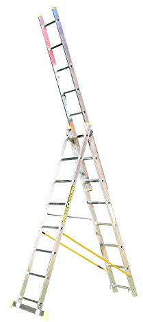8 Rung Combi All-in-One Extension Ladder, Step Ladder & Free Standing Ladders
