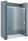 Sogood Porte de Douche Transparent pour Niche 115cm Paroi de Douche avec Porte Coulissante Teramo4-2 en Verre de Sécurité Anticalcaire 115x195cm