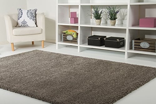 Steffensmeier Shaggy Hochflor Teppich Chamonix Langflor in Grau, Größe: 200x290 cm