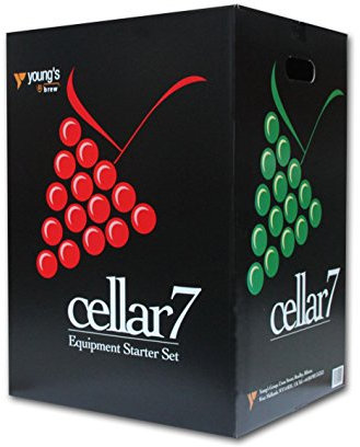 Youngs Cellar 7 Starter Kit 30 Bottle 25L - Home brew Wine & Beer Making Kit