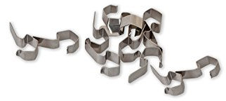 Metall-Clips für Einmachgläser, aus Edelstahl, 12 Stück (für 6 Gläser)