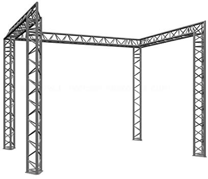 Messestand,U, 4x3x3m, aus 3-Punkt-Traversen T290-3 - Messestände Stand für Messe Messe Stand für Gewerbeschau