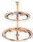 Zilverstad Étagère Elegance, 2-Fach, klein, verkupfert, Eisen, Kupferfarben, 14 x 14 x 15.9 cm