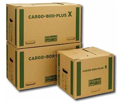 20 Umzugskarton progressCARGO CARGOBOX 750x420x440mm Transportkarton Pappkiste Pappkarton Umzugskiste