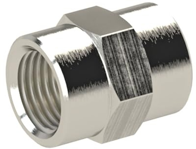 Riegler 115664 Hülse value line, G 3/8, AF 22, Messing vernickelt