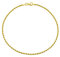 Bling Jewelry Chaîne De Cheville En Câble Robuste Pour Femmes Plaquée Or Jaune .925 En Argent Sterling 10 Pouces Fabriquée En Italie
