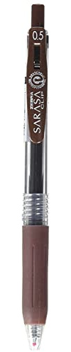Zebra Sarasa Clip Pen 0.5, Brown (JJ15-E)