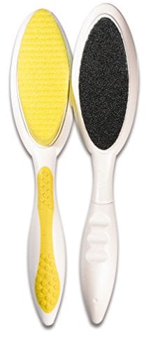 TITANIA Softtouch Double Foot File Emery and Pumice on Blister Card Assorted Colours Pack of 1 x 74 g