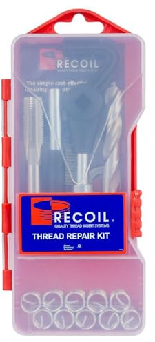 Recoil 37108 Metric M10-1.25 Thread Repair Kit - Multi-Colour