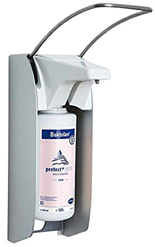 HARTMANN 9755720 Bode Eurodispenser 1 Plus und 1 Plus Touchless Metallspender, Spender mit Langem Armhebel, für 1L-Flasche